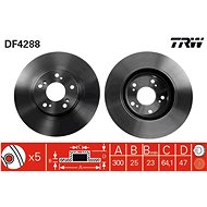 TRW Brake disc DF4288 set of 2 - Brake Disc
