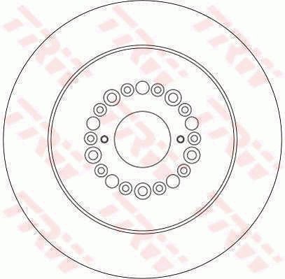 TRW Brzdový kotouč DF4289 sada 2ks - Brake Disc