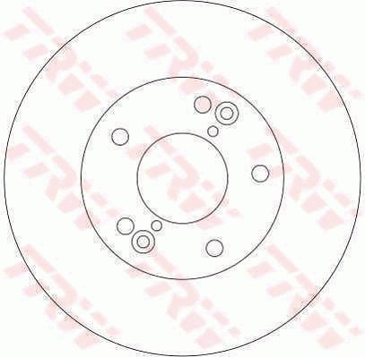 TRW Brzdový kotouč DF4292 sada 2ks - Brake Disc