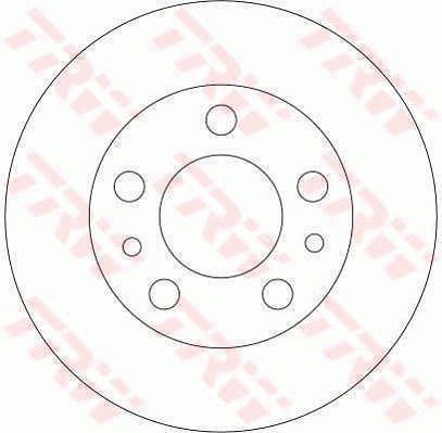 TRW Brzdový kotouč DF4321 sada 2ks - Brake Disc