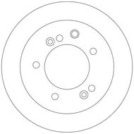 TRW Brzdový kotouč DF4395 sada 2ks - Brake Disc