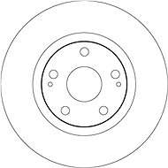 TRW Brzdový kotouč DF4415 sada 2ks - Brake Disc
