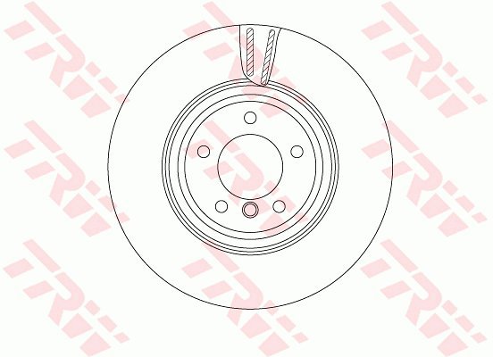 TRW Brzdový kotouč DF4775S sada 2ks - Brake Disc