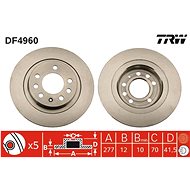 TRW Brake disc DF4960 set of 2 - Brake Disc