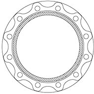 TRW Brzdový kotouč DF5034S sada 2ks - Brake Disc