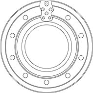 TRW Brzdový kotouč DF5129S sada 2ks - Brake Disc