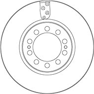 TRW Brzdový kotouč DF5138S sada 2ks - Brake Disc