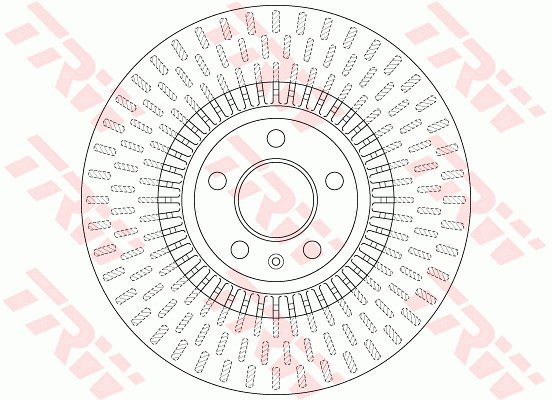 TRW Brake disc DF6216 set of 2 - Brake Disc