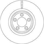 TRW Brake disc DF6223S set of 2 - Brake Disc
