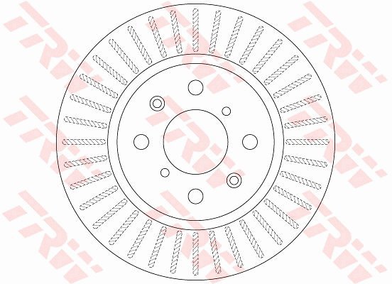 TRW Brake disc DF6232 set of 2 - Brake Disc