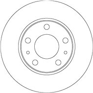 TRW Brake disc DF6287 set of 2 - Brake Disc