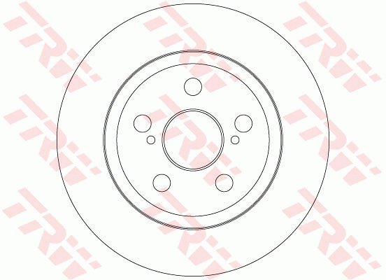 TRW Brake disc DF6331 set of 2 - Brake Disc