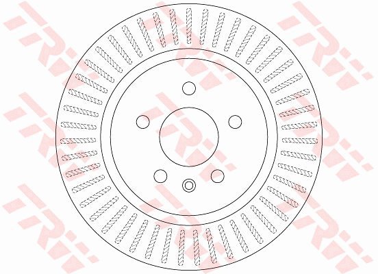 TRW Brake disc DF6371 set of 2 - Brake Disc