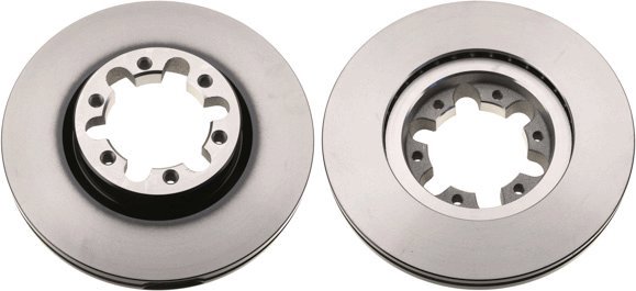 TRW Brake disc DF6442 set of 2 - Brake Disc