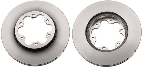 TRW Brake disc DF6481 set of 2 - Brake Disc