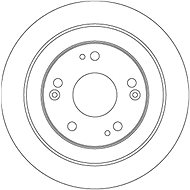 TRW Brake disc DF6526 set of 2 - Brake Disc