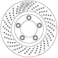 TRW Brake Disc DF6542S set of 2 - Brake Disc