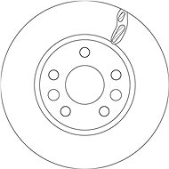 TRW Brake disc DF6546 set of 2 - Brake Disc