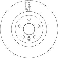 TRW Brzdový kotouč DF6550S sada 2ks - Brake Disc