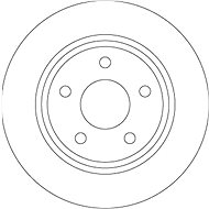 TRW Brake disc DF6556 set of 2 - Brake Disc
