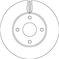 TRW Brake disc DF6593 set of 2 - Brake Disc