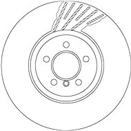 TRW Brake disc DF6613S set of 2 - Brake Disc