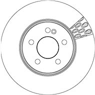 TRW Brzdový kotouč DF6641S sada 2ks - Brake Disc