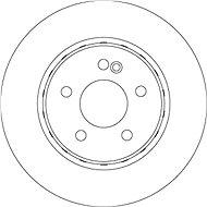 TRW Brzdový kotouč DF6646S sada 2ks - Brake Disc
