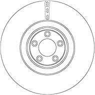 TRW Brake Disc DF6651S set of 2 - Brake Disc