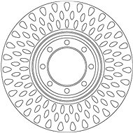 TRW Brake Disc DF6688S set of 2 - Brake Disc