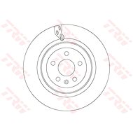 TRW Brzdový kotouč DF6702S sada 2ks - Brake Disc