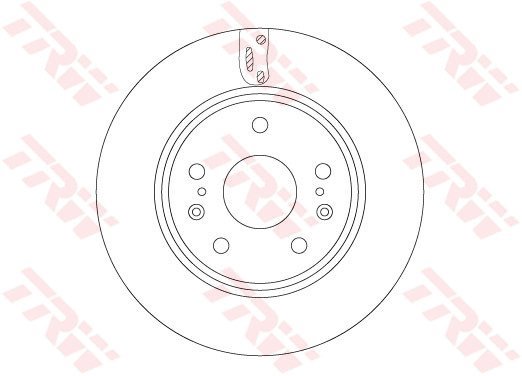 TRW Brzdový kotouč DF6703 sada 2ks - Brake Disc
