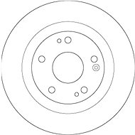 TRW Brake disc DF6705 set of 2 - Brake Disc