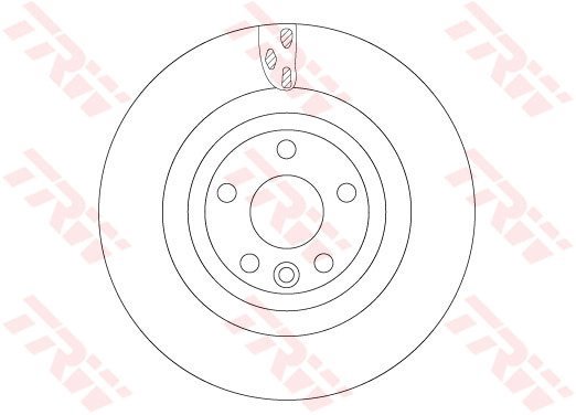 TRW Brake Disc DF6706S set of 2 - Brake Disc