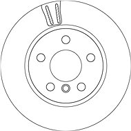 TRW Brake disc DF6715 set of 2 - Brake Disc