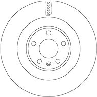 TRW Brake Disc DF6750S set of 2 - Brake Disc