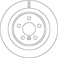 TRW Brzdový kotouč DF6755 sada 2ks - Brake Disc