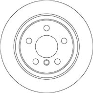 TRW Brzdový kotouč DF6756 sada 2ks - Brake Disc