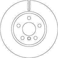 TRW Brzdový kotouč DF6757 sada 2ks - Brake Disc