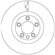 TRW Brake Disc DF6772S set of 2 - Brake Disc