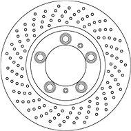 TRW Brake disc DF6778S set of 2 - Brake Disc