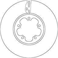 TRW Brake Disc DF6781S set of 2 - Brake Disc