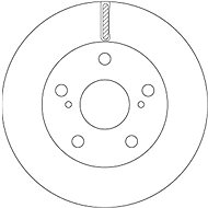 TRW Brzdový kotouč DF6782S sada 2ks - Brake Disc