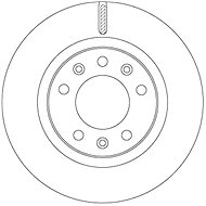 TRW Brake disc DF6785 set of 2 - Brake Disc