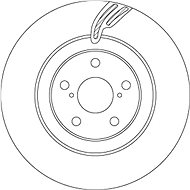 TRW Brzdový kotouč DF6792 sada 2ks - Brake Disc