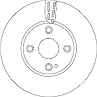 TRW Brake disc DF6793 set of 2 - Brake Disc