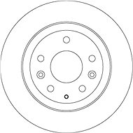TRW Brake disc DF6807 set of 2 - Brake Disc