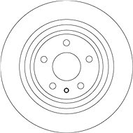 TRW Brzdový kotouč DF6809 sada 2ks - Brake Disc