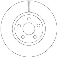 TRW Brake Disc DF6810S set of 2 - Brake Disc