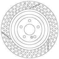 TRW Brake disc DF6822S set of 2 - Brake Disc